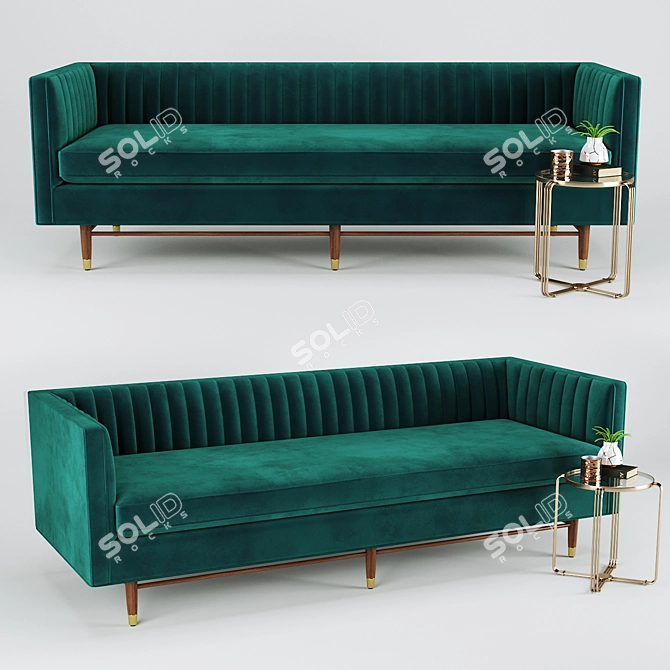 Comfy and Stylish Joybird Chelsea Sofa 3D model image 1