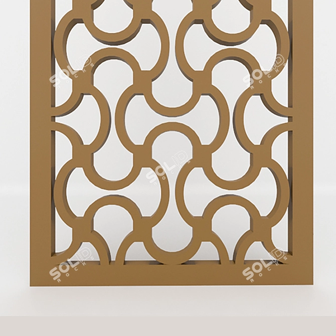 Elegant Decorative Panel - 54x149 cm 3D model image 2