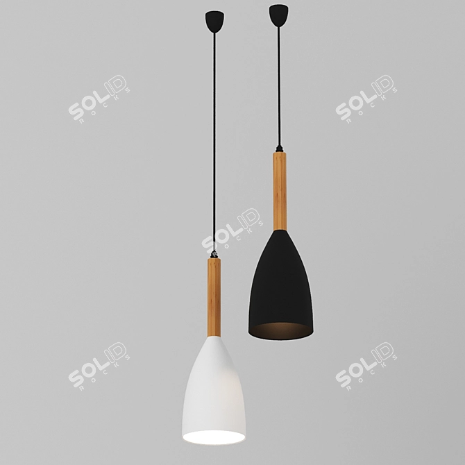 Manhattan Pendant Lamp - Ideal Lux 3D model image 1