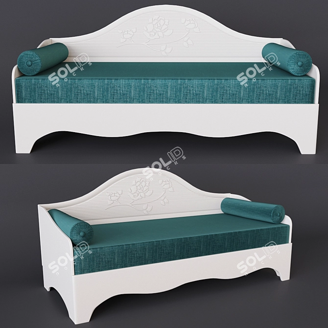 Astoria Children's Bed - MN-218-12 - 2060x1020x940 mm 3D model image 1