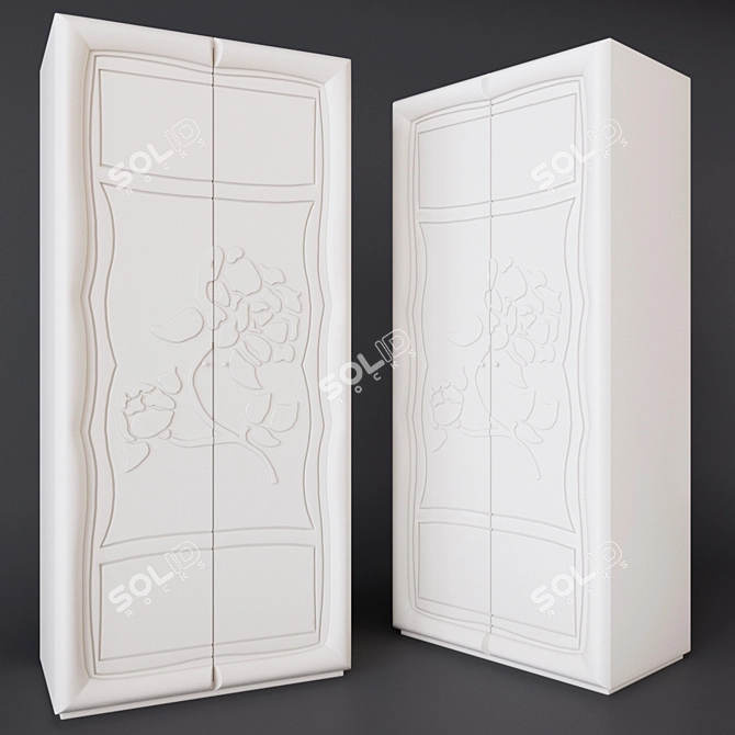 Astoria Wardrobe: Stylish and Spacious 3D model image 1