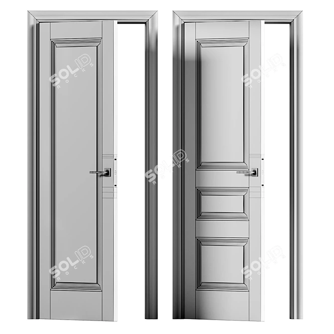 ProfilDoors X-Series: Elegant Interior Doors 3D model image 3