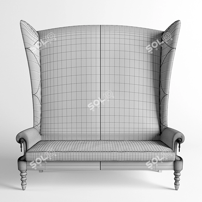 Elevate Your Space: Visionnaire Siegfrid Hight Bench 3D model image 3