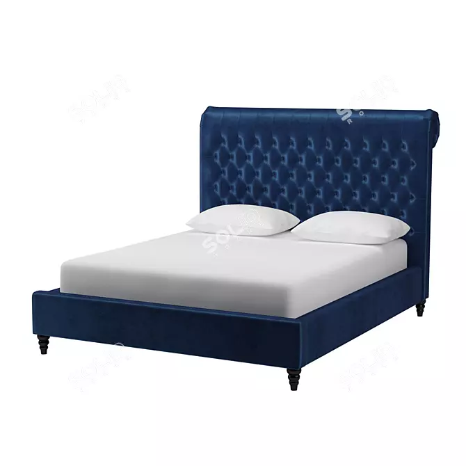 Velvet Dream REM Bed 3D model image 1