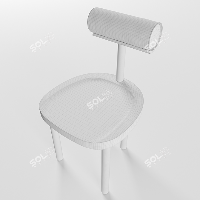 Elegant UNA Chair | Modern Design 3D model image 3