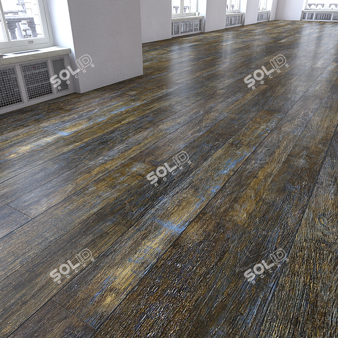 Versatile Parquet Floor Textures 3D model image 2