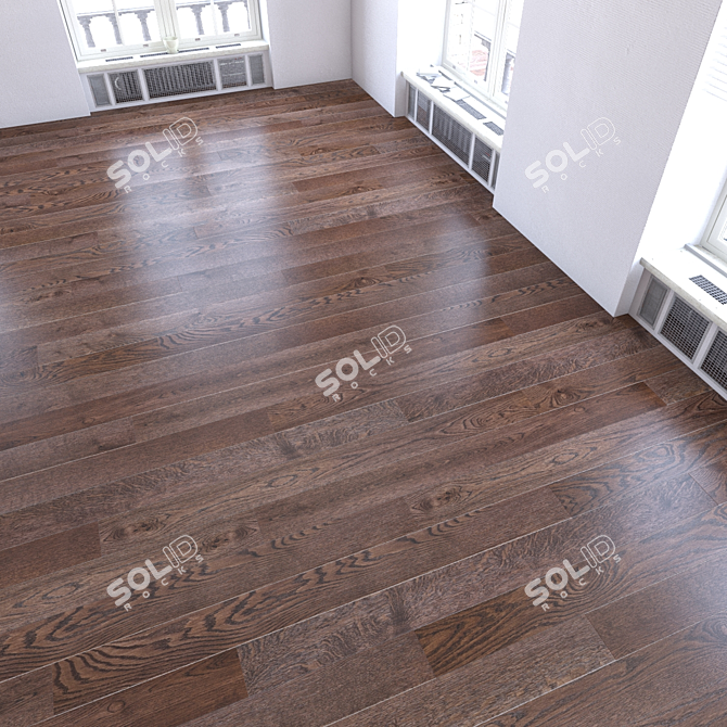 Versatile Wood Floor Set 3D model image 1