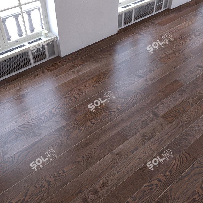 Versatile Wood Floor Set 3D model image 3