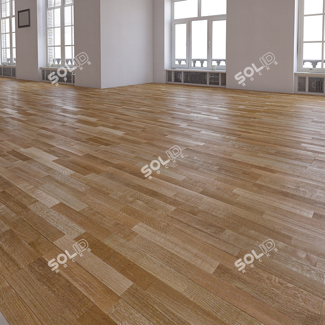 Realistic Wood Parquet Collection 3D model image 2