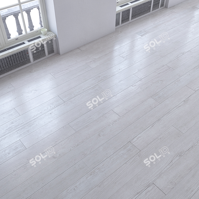 Versatile Wood Flooring Set 3D model image 2