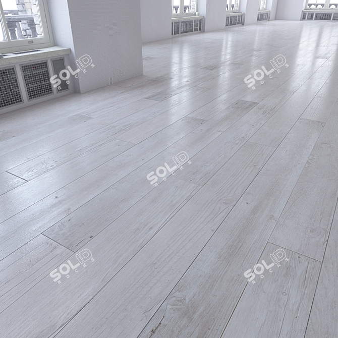 Versatile Wood Flooring Set 3D model image 3