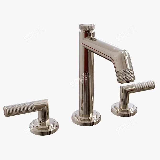 Elegant Pinna Paletta Sink Faucet - P24900-ADW 3D model image 3