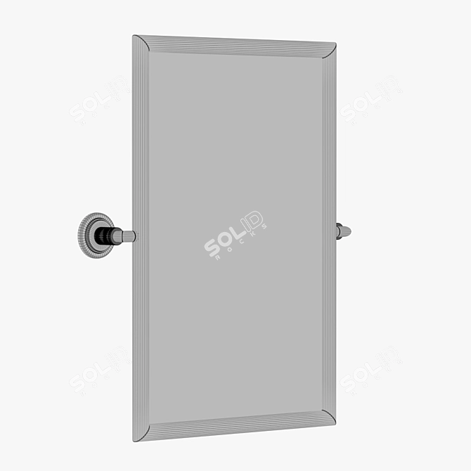 Elegant Tilting Mirror by Laura Kirar 3D model image 2