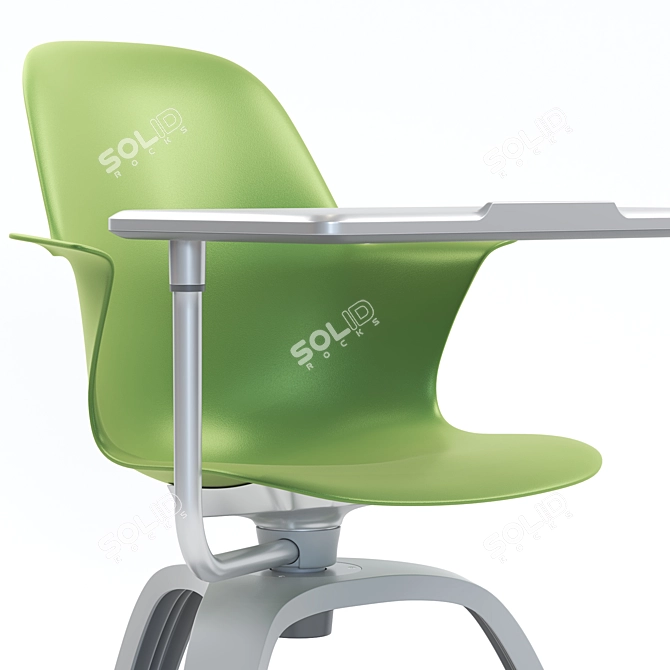 Steelcase Node Mobile Collaborative Chair 3D model image 2