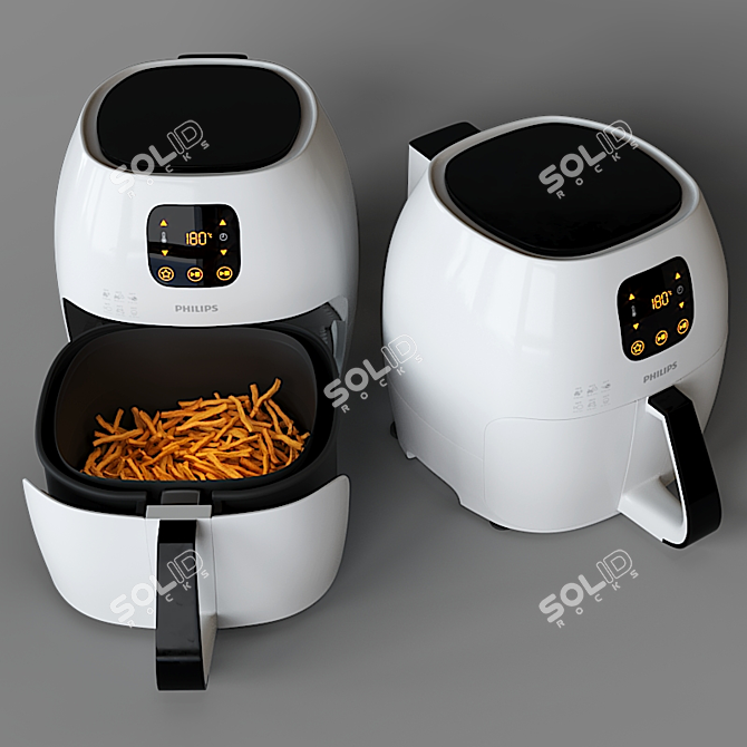 Versatile Philips XL Multichoke: Bake, Fry, Grill & Roast 3D model image 1