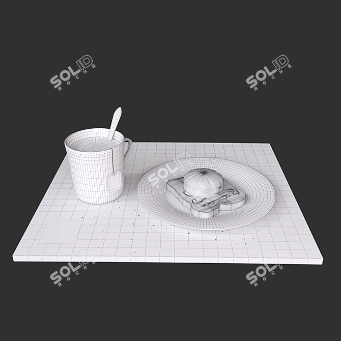 Morning Fuel: Student Breakfast 3D model image 3