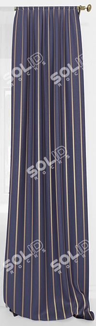 Elegant Drapes for Your Windows 3D model image 2