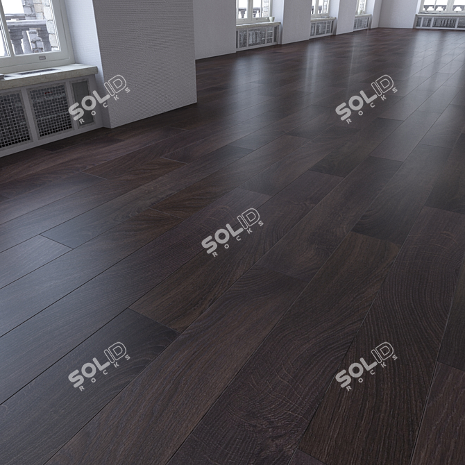 Versatile Parquet Floor Set 3D model image 1