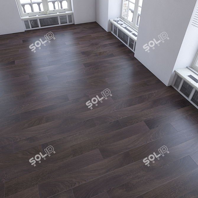 Versatile Parquet Floor Set 3D model image 2