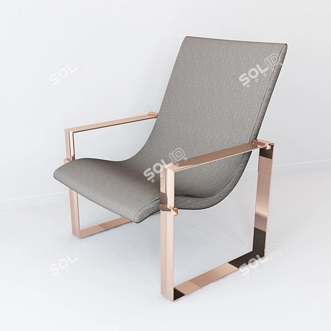 Contemporary BONNIE Armchairs 3D model image 1