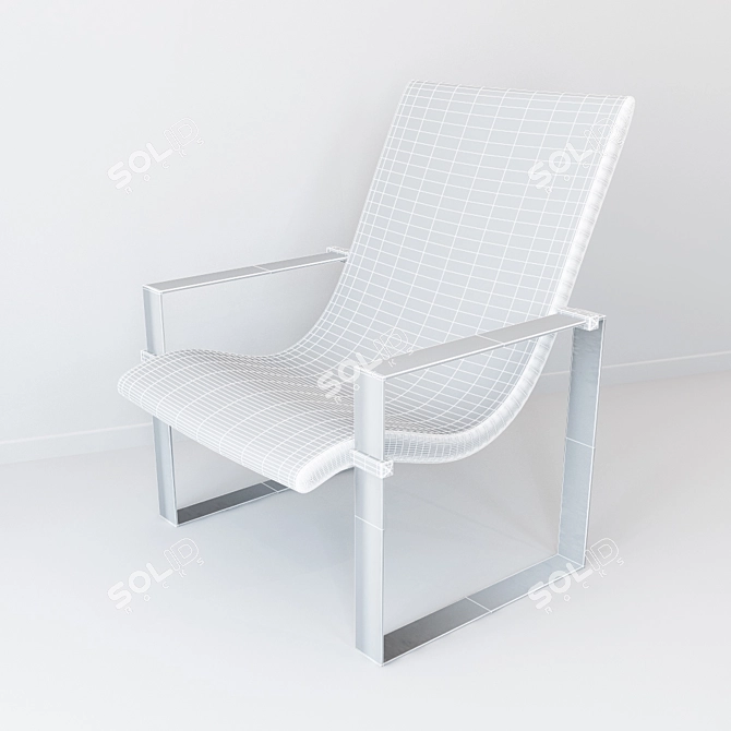 Contemporary BONNIE Armchairs 3D model image 3