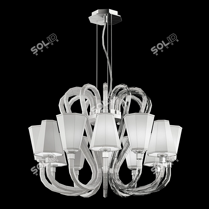 Elegant Chandelier - Gregory K12 3D model image 2