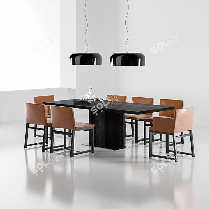 Modern Minotti Toulouse Set 3D model image 1