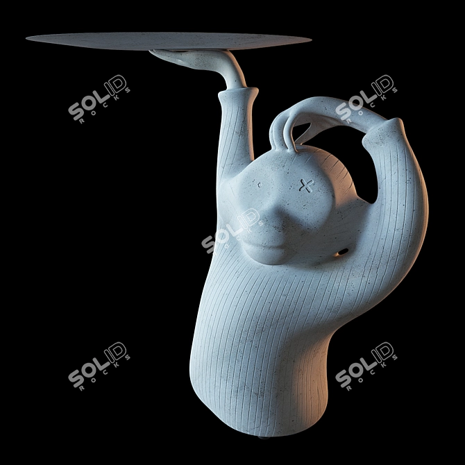 Manki Monkey Table: Modern Design for Stylish Interiors 3D model image 2