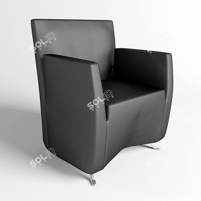 Caprichair: Stylish, Compact, Comfortable 3D model image 1