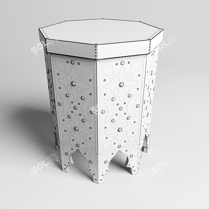 Elegant Macaluso German Coffee Table 3D model image 3