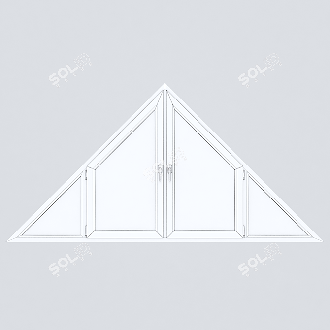 Premium Quality Plastic Windows 3D model image 2