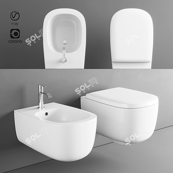 Nic Design OVVIO - Elegant Bathroom Collection 3D model image 1