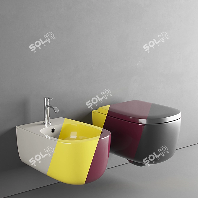 Nic Design OVVIO - Elegant Bathroom Collection 3D model image 2