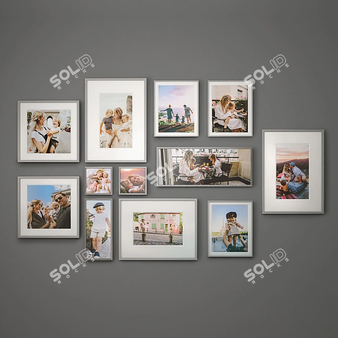 Title: Captivating Family Portrait Collection 3D model image 1