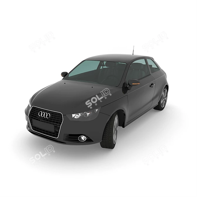 2013 Audi A1 3D Model 3D model image 1