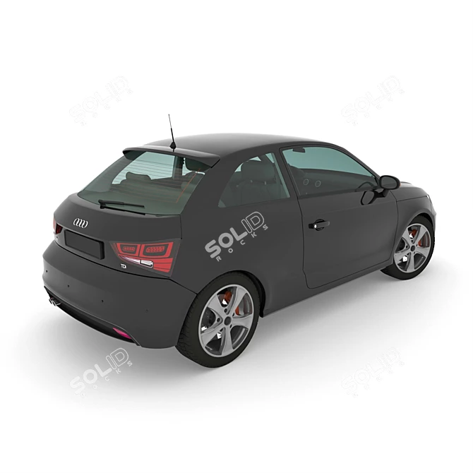 2013 Audi A1 3D Model 3D model image 2