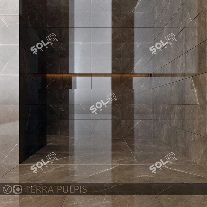 Kerranova Pulpis Marble Tiles 3D model image 1