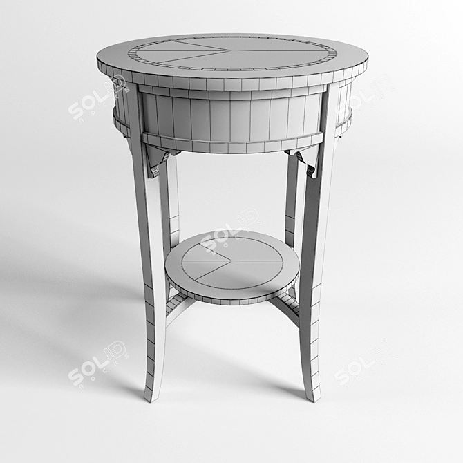 Asolo Art 8445-R: Elegant Outdoor Dining Set 3D model image 3