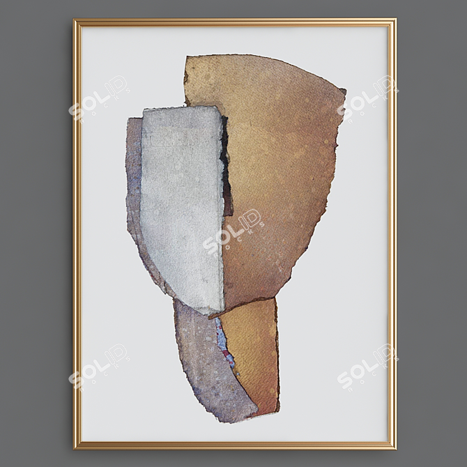 Golden Body Art masterpiece 3D model image 1