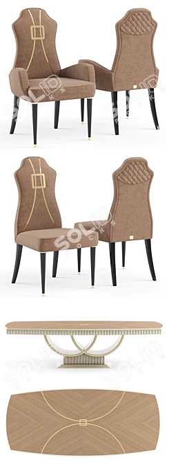 Italian Luxury Furniture by Carpanese 3D model image 2