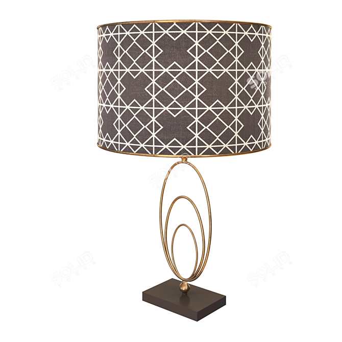 Elegance Illuminated: Modern Table Lamp 3D model image 1