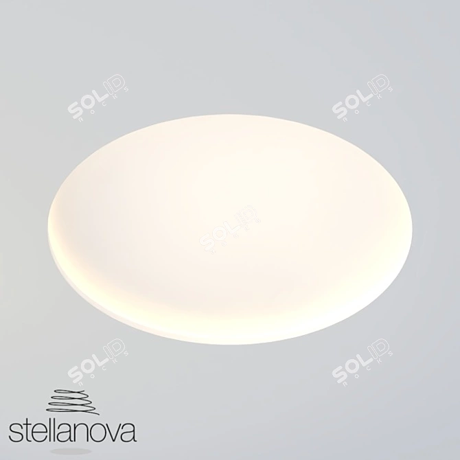 Integrated Gypsum Ceiling Light 3D model image 1