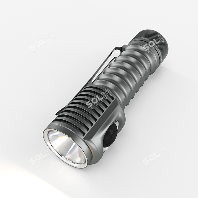 ZebraLight Ultra-Bright LED Flashlight 3D model image 1