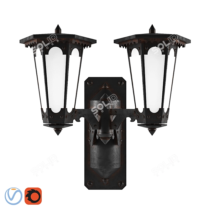 Brighten the Night: LED Street Lighting 3D model image 1