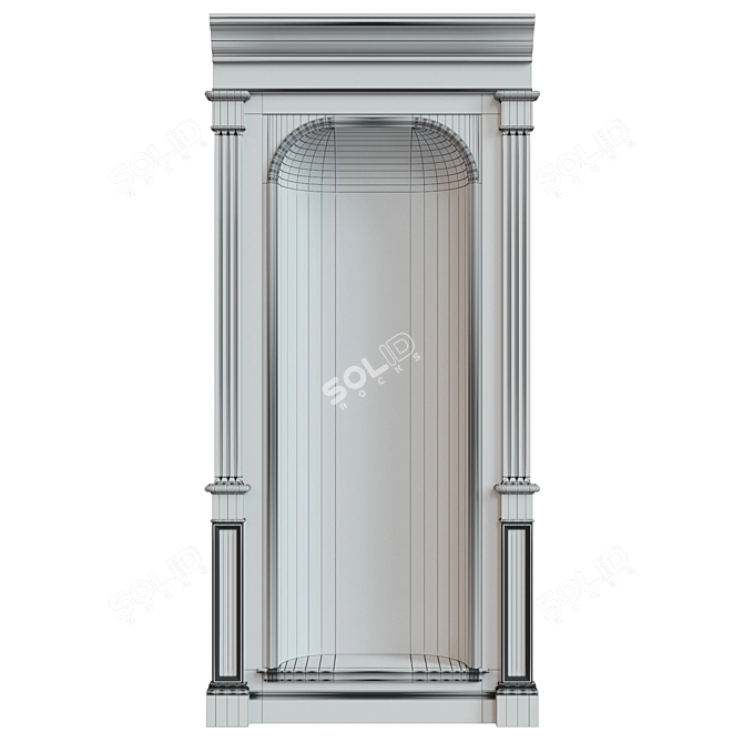 900mm Niche Module - Stylish and Functional 3D model image 2