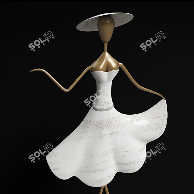 Elegant Dancer's Dream 3D model image 2