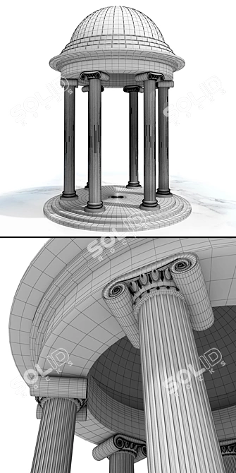 Natural Scale Rotunda 3D model image 3