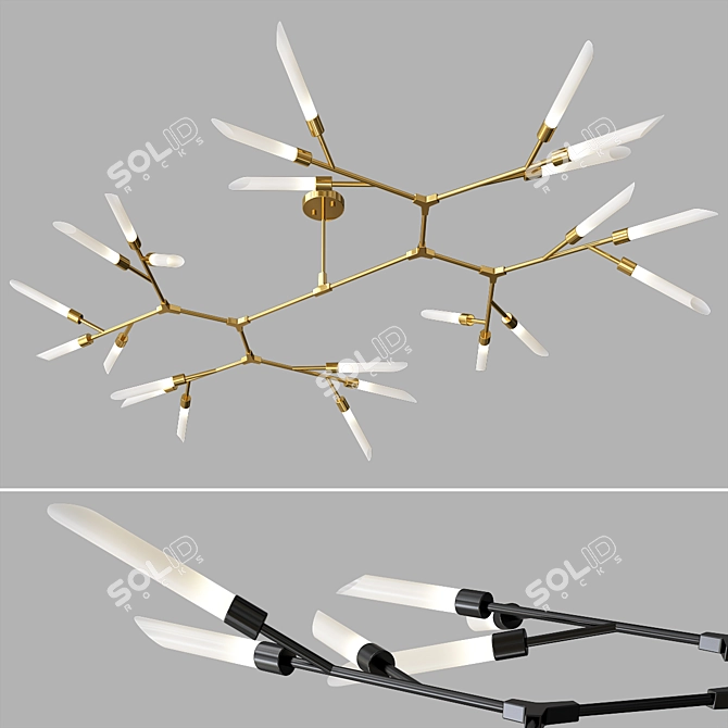 Serenity Swing: Post Modern Retreat 3D model image 1