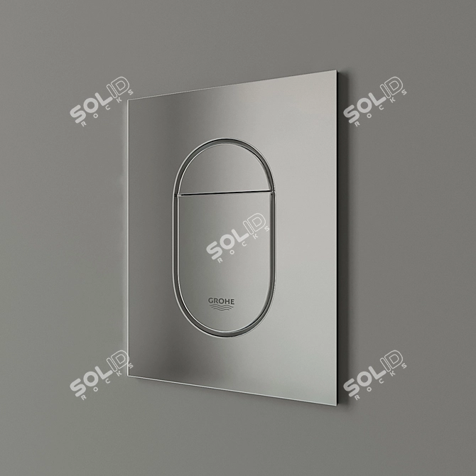 GROHE Arena Cosmopolitan Toilet Panel & Atrio Paper Holder 3D model image 2