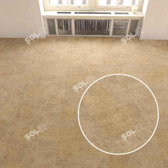 Title: Seamless Carpet Tile 50x50 3D model image 1